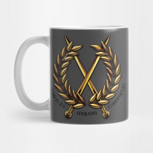 Gold Vigiles Urbani Logo Mug